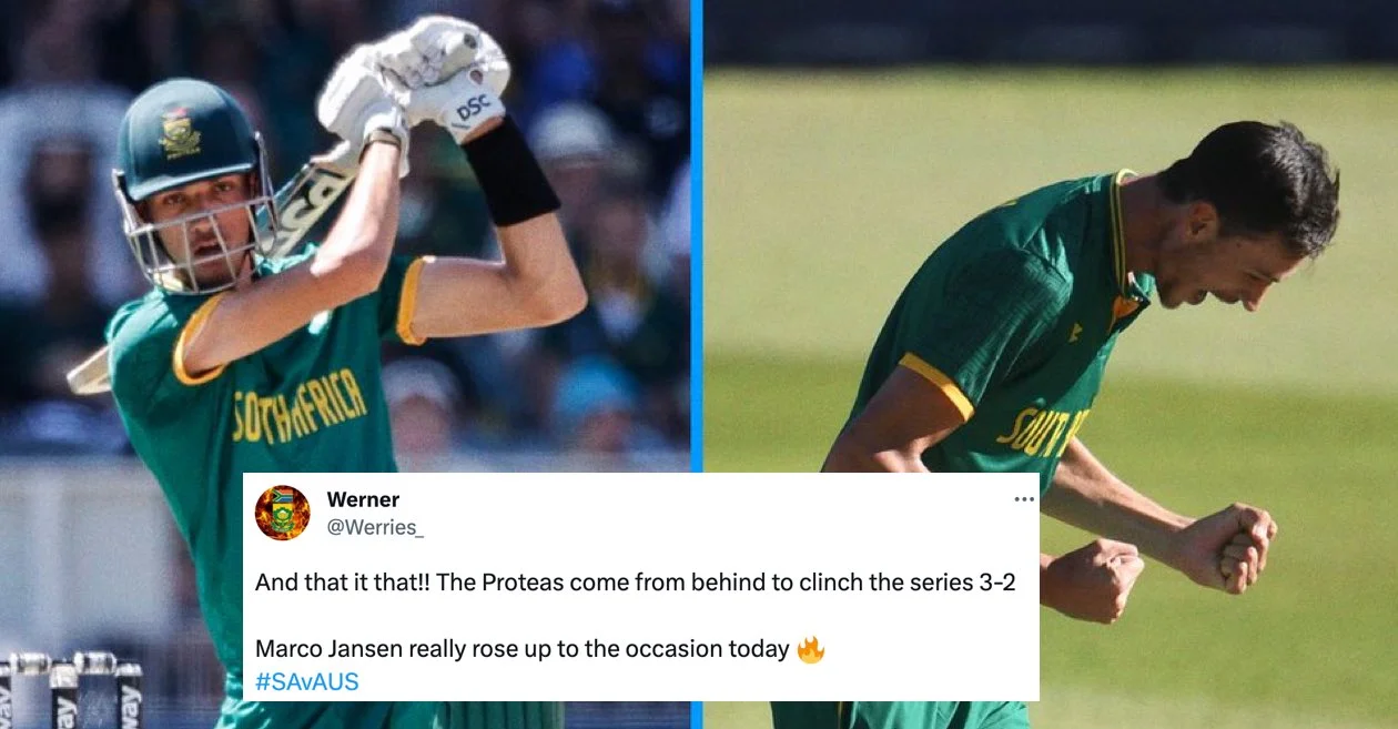 Twitter Reactions: Marco Jansen’s all-round show steer South Africa to series-clinching win over Australia