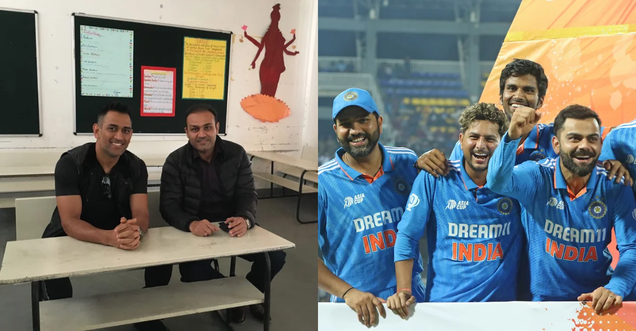 Virender Sehwag shares MS Dhoni’s one-line advice from 2011 with Rohit Sharma and Co. ahead of the ODI World Cup 2023