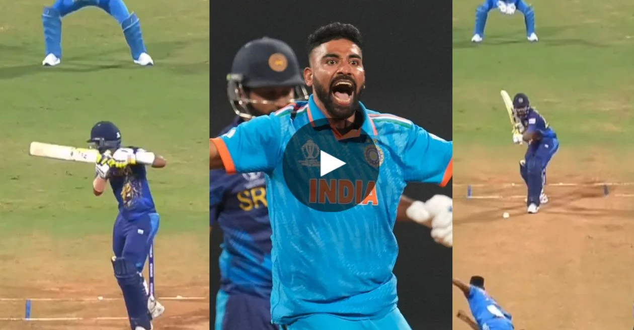 WATCH: Mohammed Siraj picks two wickets in an over to dismantle Sri Lanka’s batting order – IND vs SL, ODI World Cup 2023