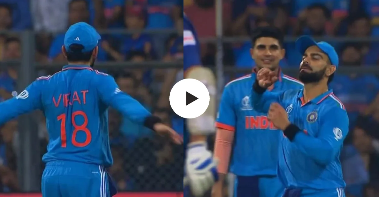 WATCH: Virat Kohli reacts to Wankhede crowd’s chants of “Kohli ko bowling do” – IND vs SL, ODI World Cup 2023