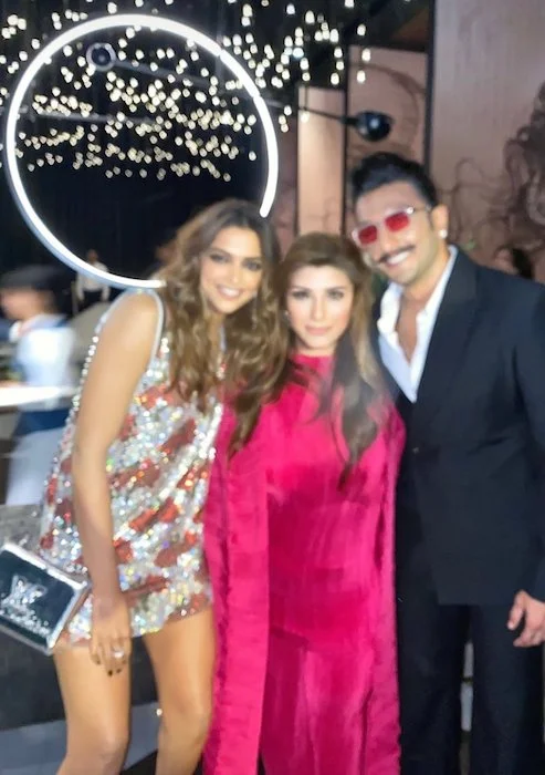 Deepika Padukone, Fauzia Adeel Butt, Ranveer Singh