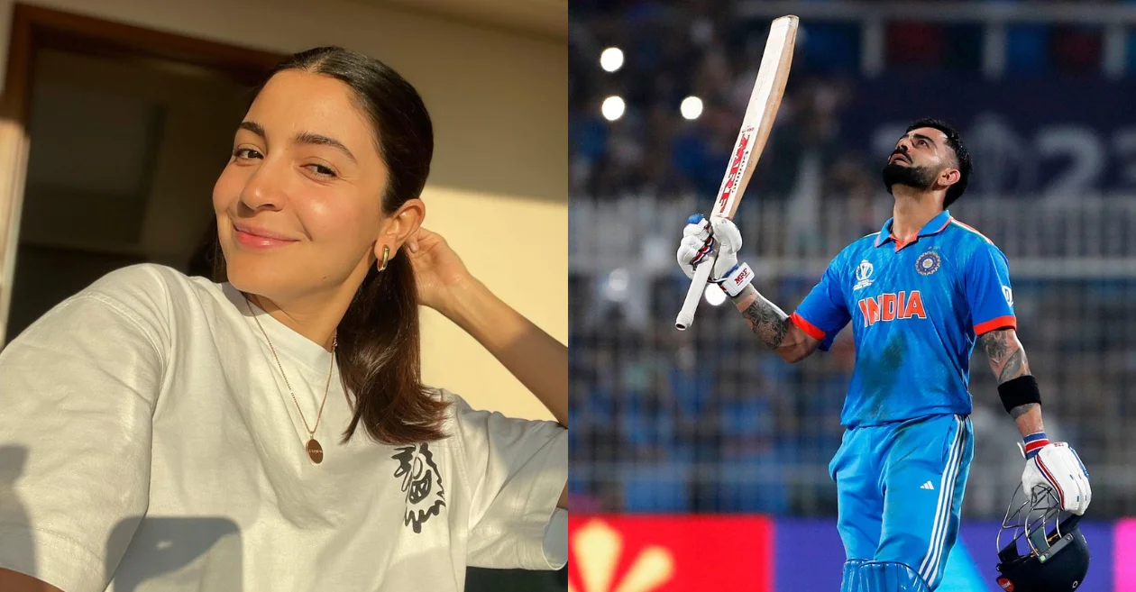 Anushka Sharma comes up with a ‘super cute’ reaction after Virat Kohli smashes 49th ODI century on his birthday – ODI World Cup 2023