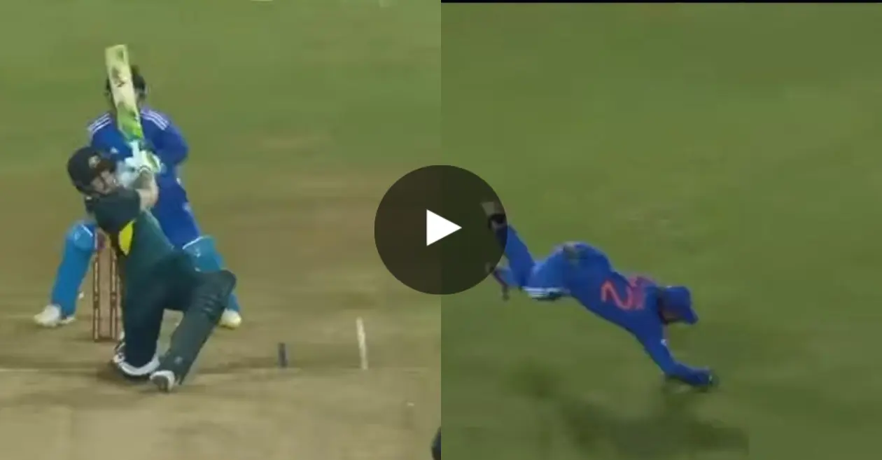 WATCH: Tilak Varma takes a magnificent catch to dismiss Josh Inglis – IND vs AUS, 2nd T20I