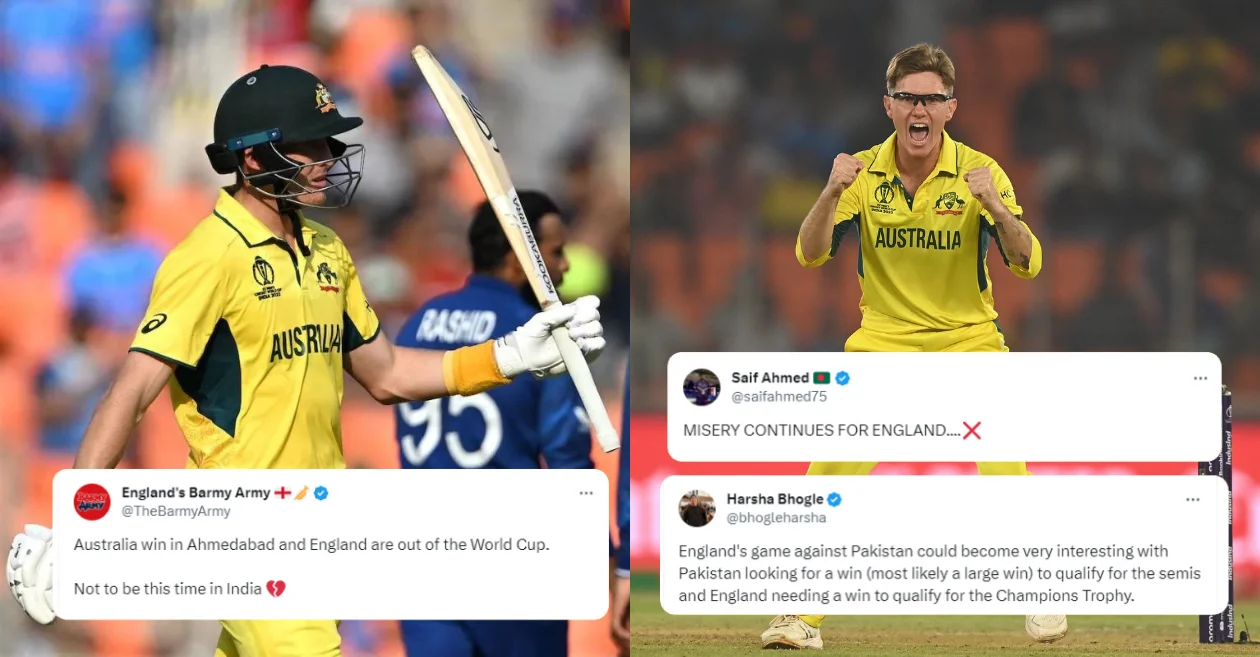 Twitter Reactions: Marnus Labuschagne, Adam Zampa shine as Australia knock England out of ODI World Cup 2023