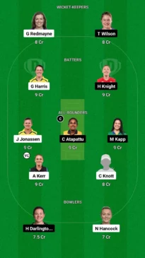 BH-W vs ST-W Dream11 team