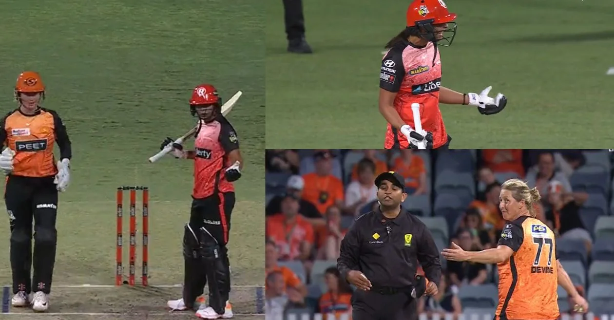 WBBL 2023 [WATCH]: Harmanpreet Kaur and Sophie Devine engage in war of words during MR-W vs PS-W clash