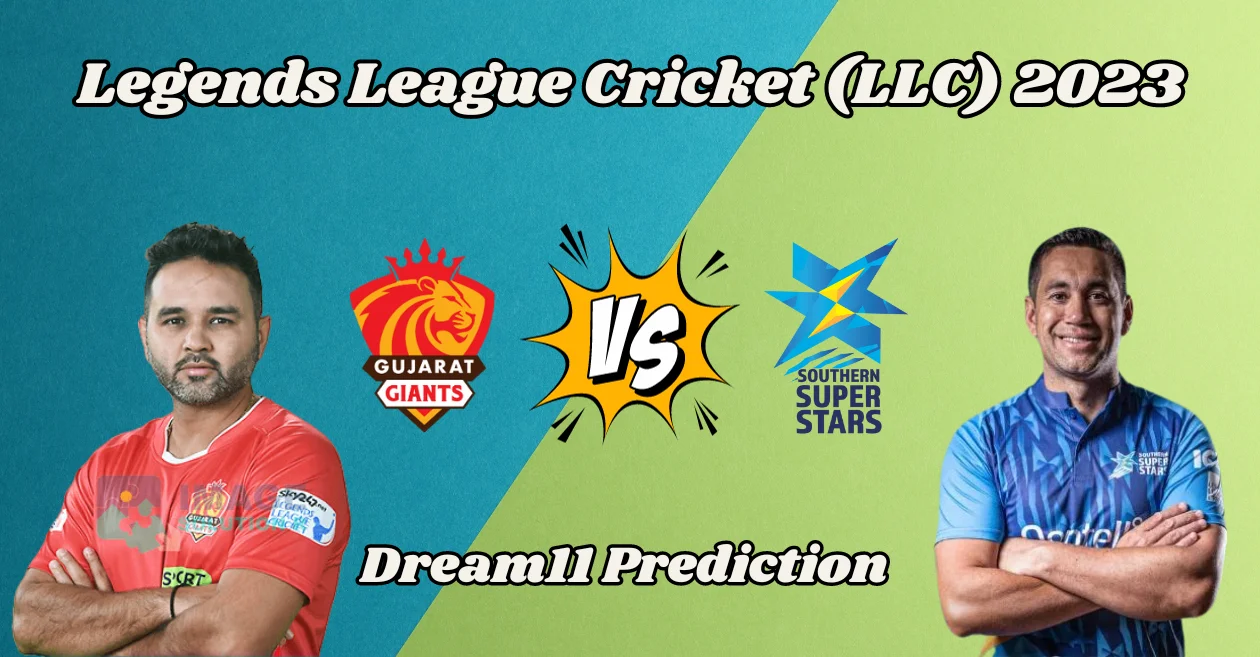 Legends League Cricket (LLC) 2023: GJG vs SSS: Match Prediction, Dream11 Team, Fantasy Tips & Pitch Report