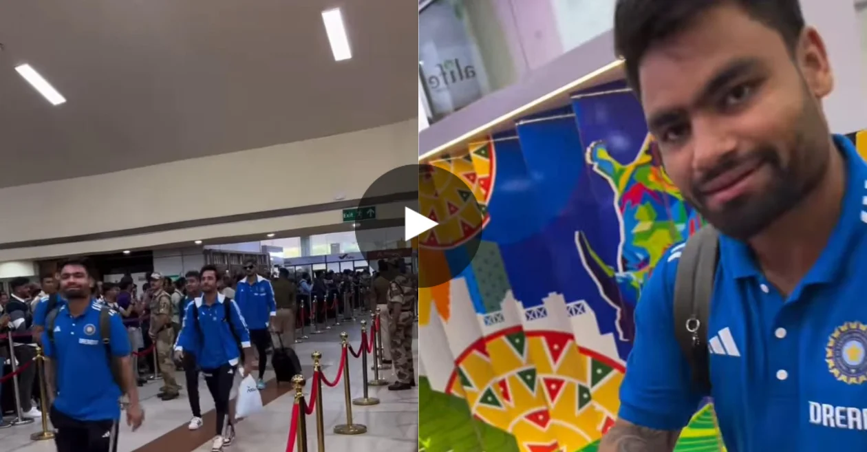 WATCH: Rinku Singh’s generosity shines as he completes an autograph wish of a fan at the airport