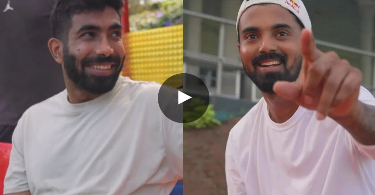 WATCH: Jasprit Bumrah and KL Rahul engage in playful banter ahead of SA vs IND ODI series