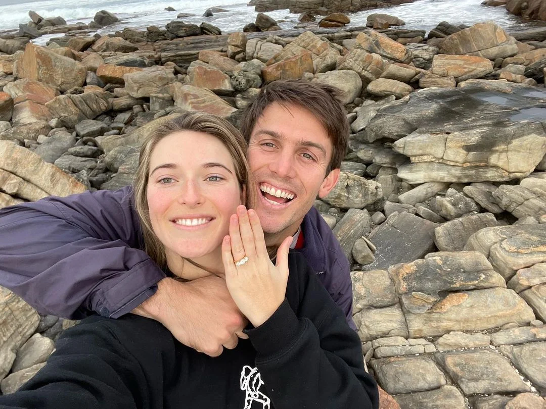 Mitchell Marsh and Greta Mack