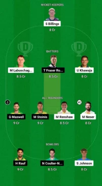 HEA vs STA Dream11 Team