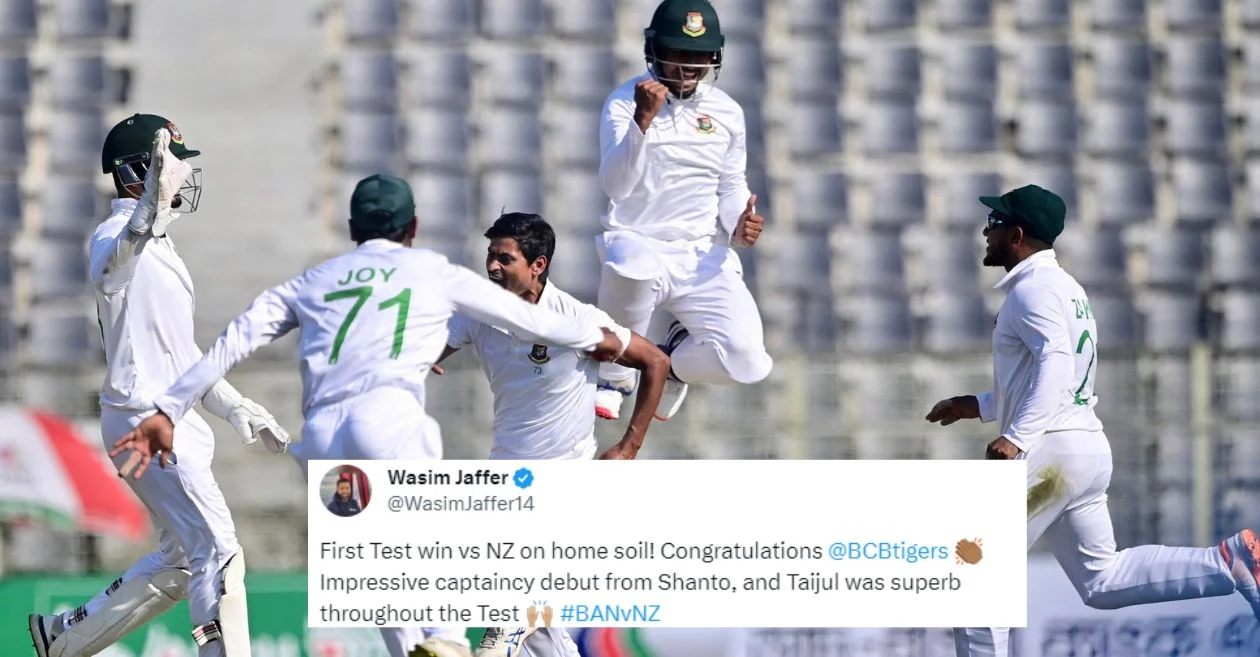 Twitter Reactions: Taijul Islam’s 6-fer steers Bangladesh to their first-ever Test victory over New Zealand at home