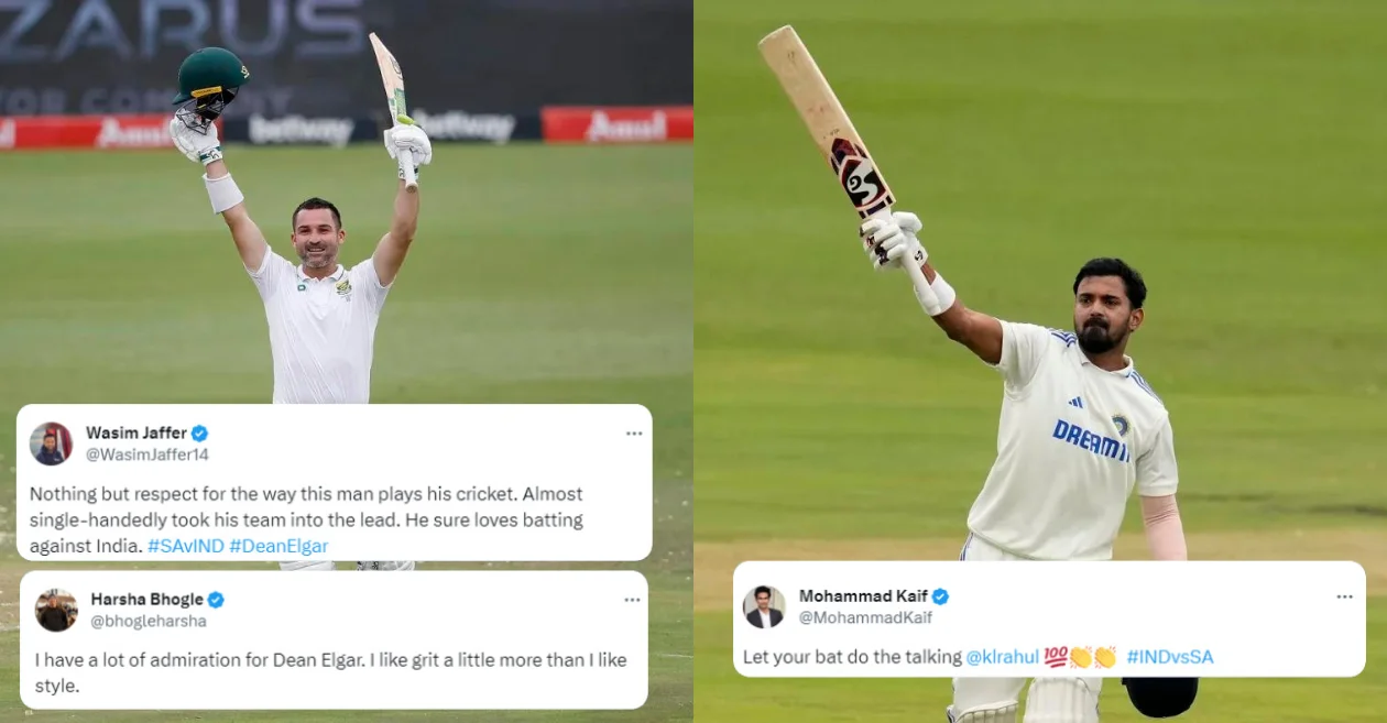 Twitter reactions: Dean Elgar’s counter century after KL Rahul’s ton on Day 2 tightens South Africa’s grip in Centurion Test