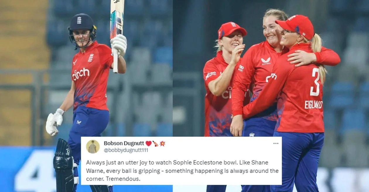 Twitter reactions: Nat Sciver-Brunt, Sophie Ecclestone shine as England beat India in 1st Women’s T20I