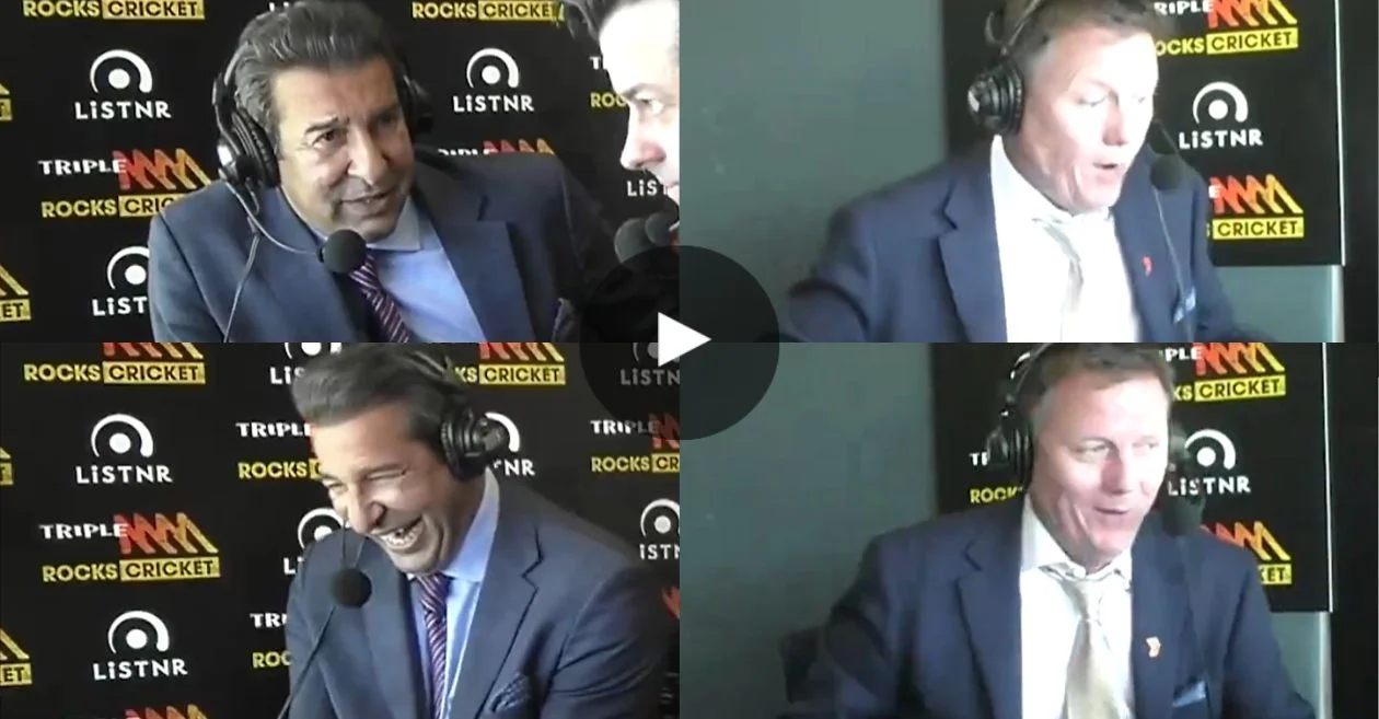 WATCH: Wasim Akram teaches Australian commentators on pronouncing Pakistan’s batter name correctly