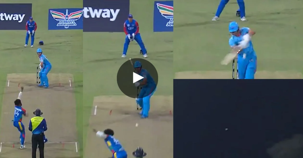 WATCH: Pretoria Capitals batter Will Jacks hits the biggest six of SA20 2024 against Durban Super Giants