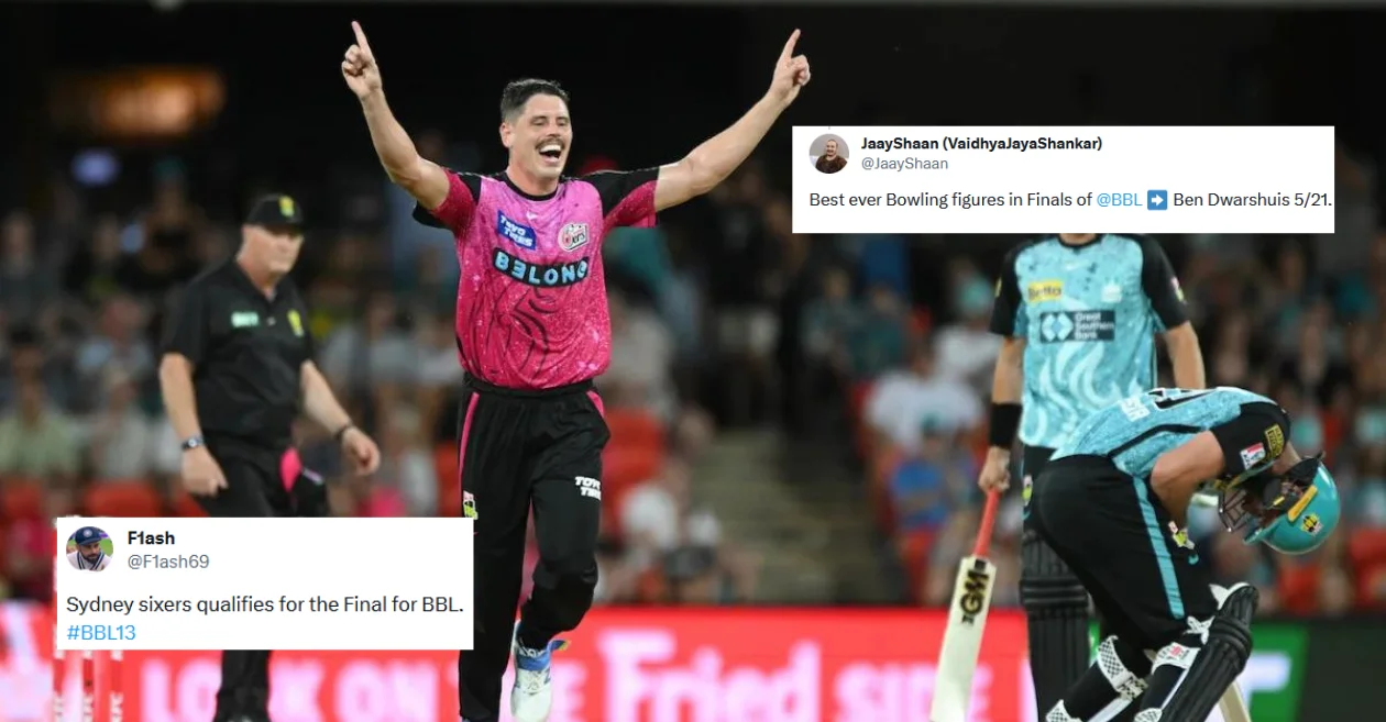 Twitter reactions: Ben Dwarshuis’ fifer propels Sydney Sixers to BBL