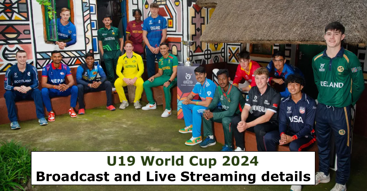 U19 World Cup 2024: Broadcast, Live Streaming details – When and where to watch in India, Australia, US, UK & other countries