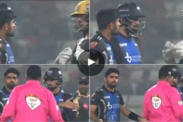 WATCH: Babar Azam loses cool at Irfan Sukkur loses cool at Irfan Sukkur in BPL 2024