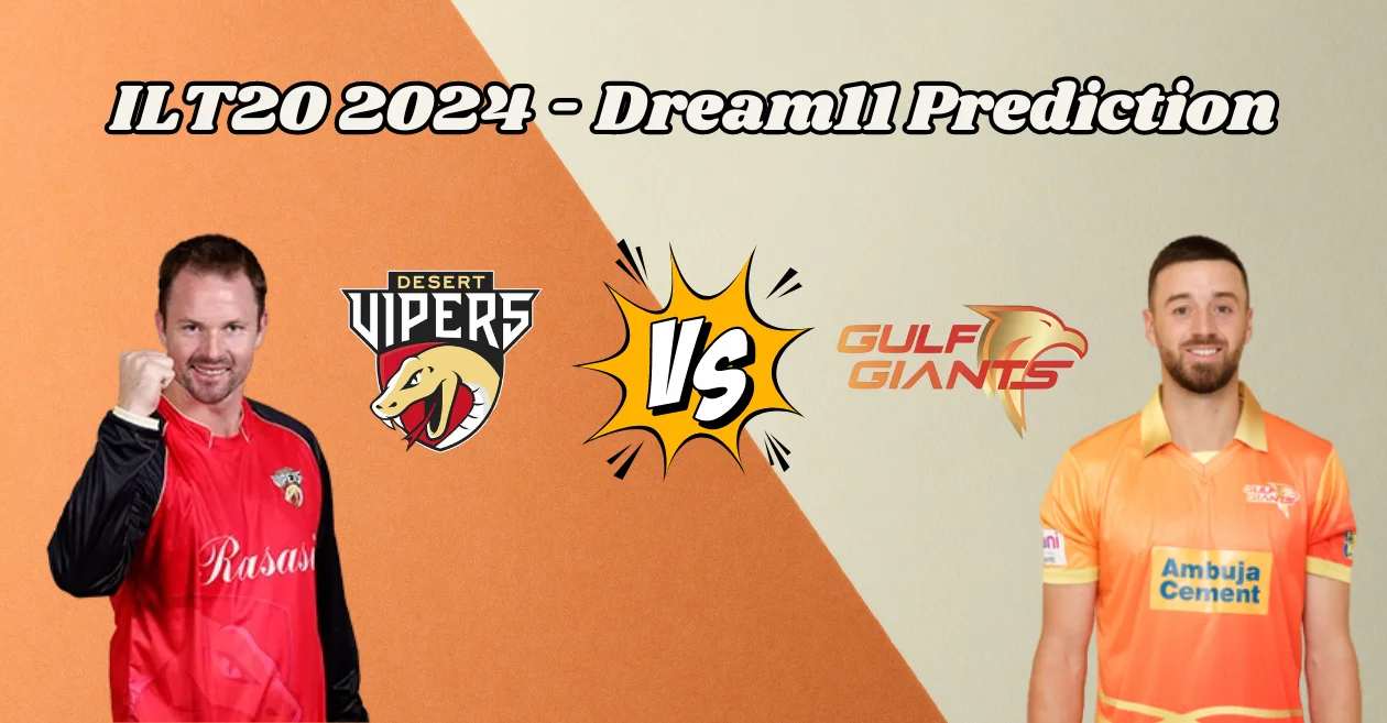 ILT20 UAE 2024, VIP vs GUL: Match Prediction, Dream11 Team, Fantasy Tips & Pitch Report