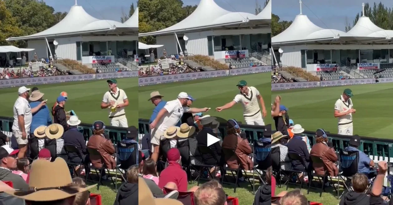 NZ vs AUS [WATCH]: Josh Hazlewood leaves crowd in splits after a fan request him to sign on a sandpaper during Christchurch Test