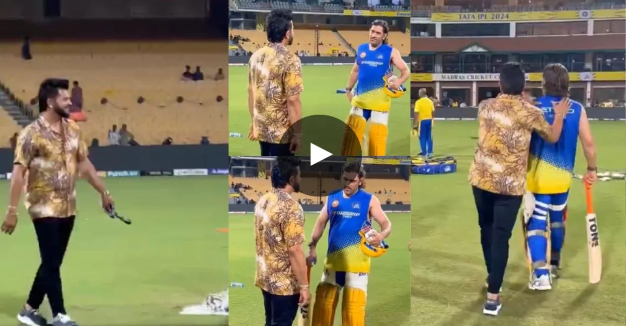 IPL 2024 [WATCH]: Suresh Raina shares a friendly moment with MS Dhoni ahead of CSK’s match against RCB