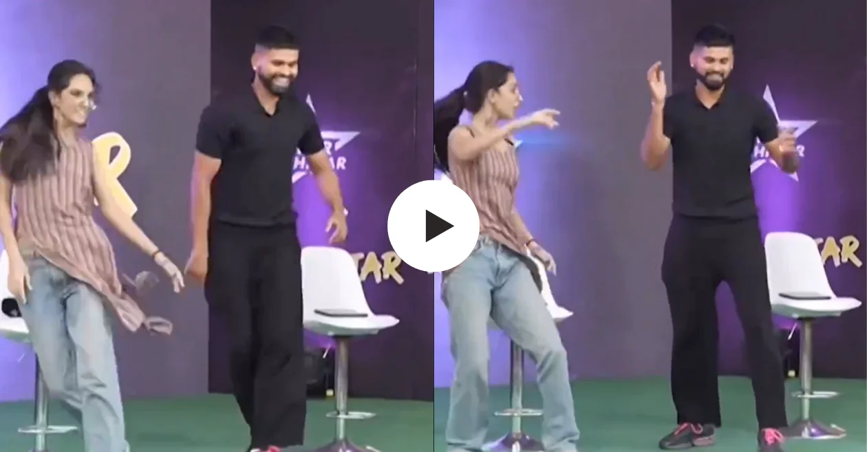 IPL 2024 [WATCH]: KKR skipper Shreyas Iyer shakes his leg on SRK’s ‘Jhoome Jo Pathaan’ song with a female fan