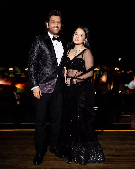 MS Dhoni and Sakshi