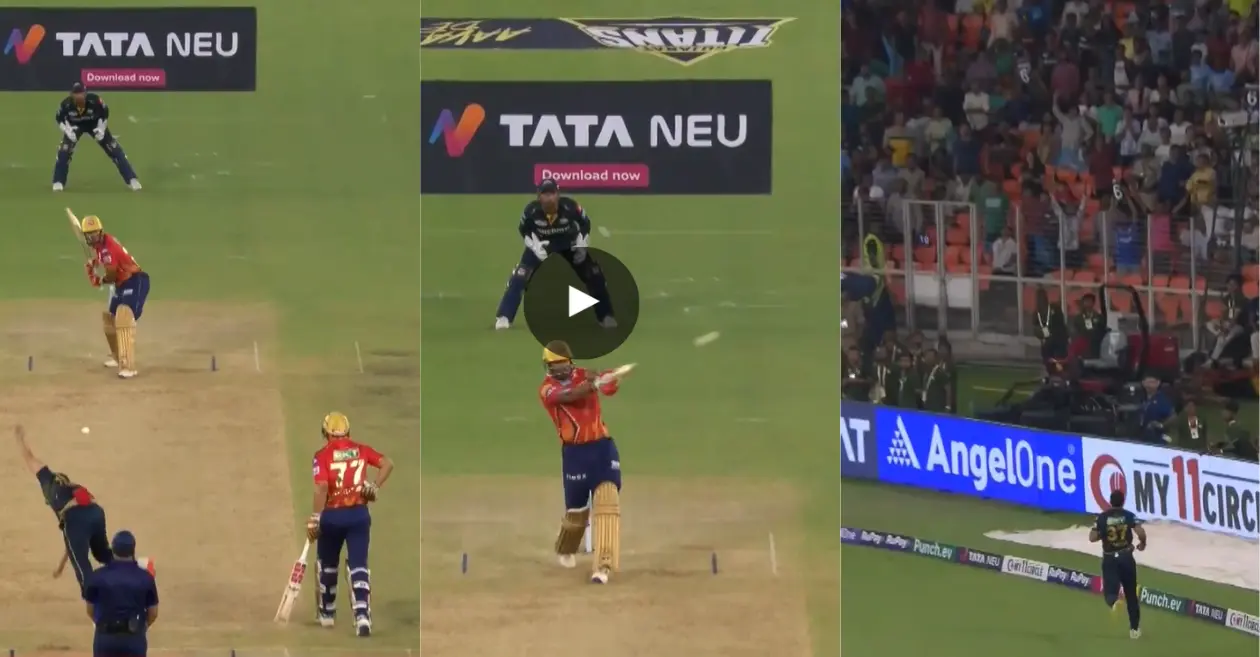 IPL 2024 [WATCH]: Ashutosh Sharma’s flat six against Mohit Sharma leaves everyone in awe during GT vs PBKS clash