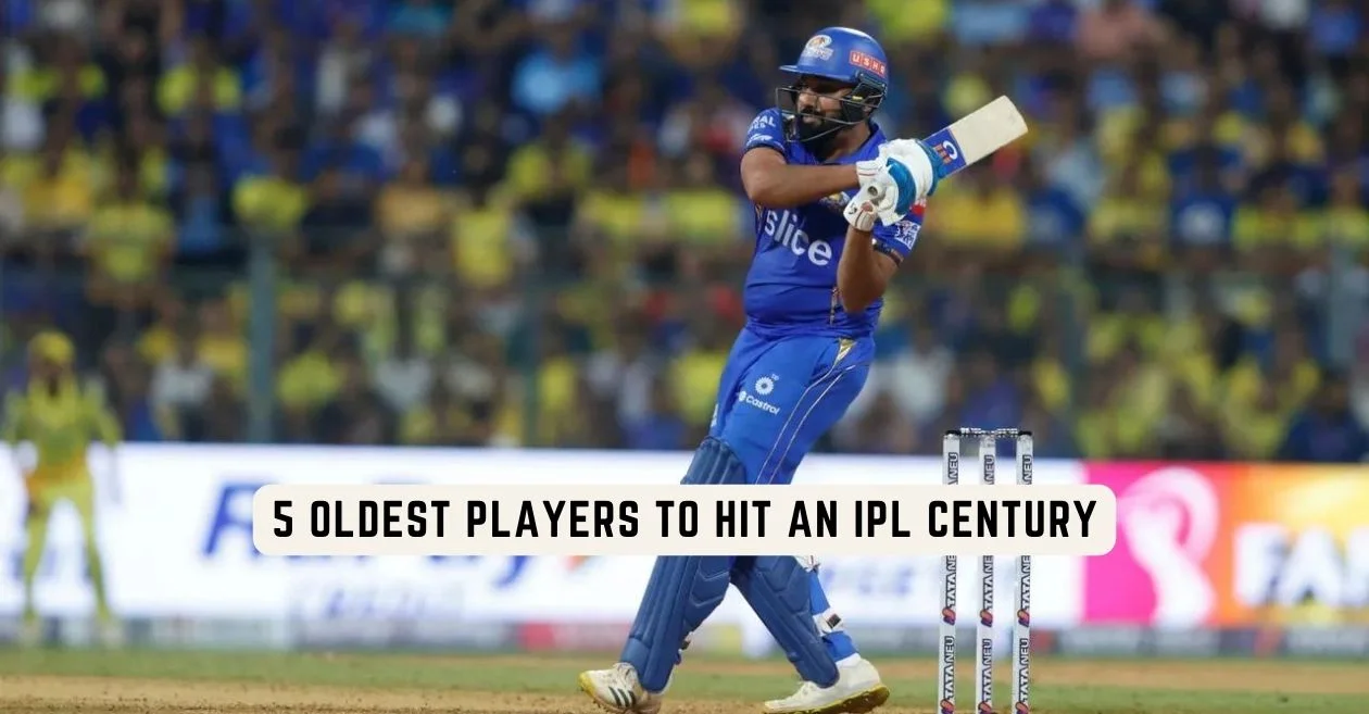 Top 5 oldest players to hit a century in the Indian Premier League (IPL)
